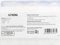 thông tin sản phẩm cá trứng hiệu Đôi Đũa Vàng