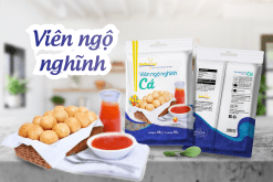 Cá viên chiên đông lạnh hiệu Đôi Đũa Vàng gói 150 gram