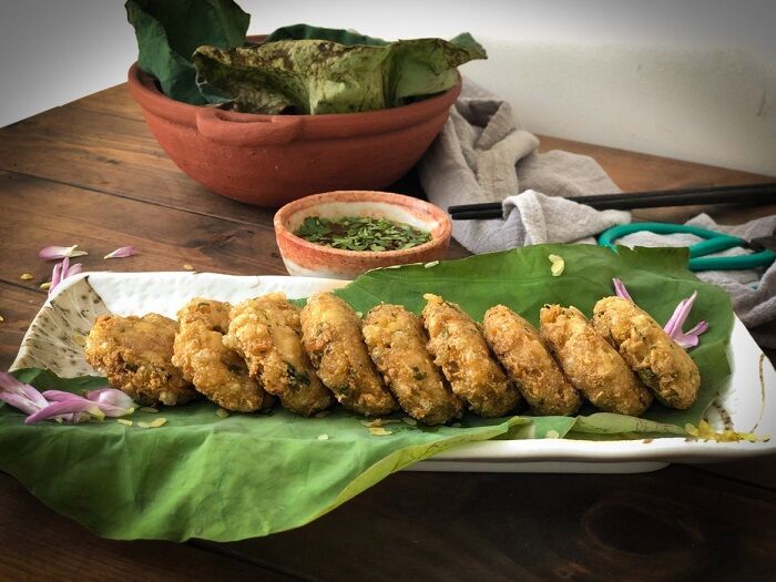 Cách làm chả cốm chay Cách làm chả cốm chay